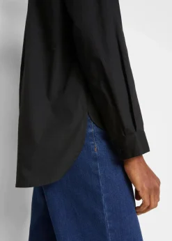Damen bonprix Nachhaltigere Materialien|Blusen & Tuniken|Tunikabluse aus reiner Bio-Baumwolle