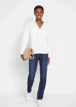 Clearance Tunikabluse aus reiner Bio-Baumwolle Damen Bekleidung·Jacken & Mäntel|Blusen & Tuniken