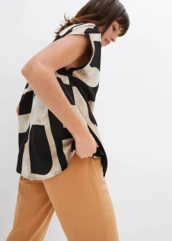 Damen bonprix Bekleidung·Jacken & Mäntel|Blusen & Tuniken|Tunikabluse aus Satin