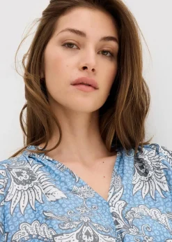 Clearance Tunikabluse aus softem Viskose-Mix Damen Bekleidung·Jacken & Mäntel|Blusen & Tuniken