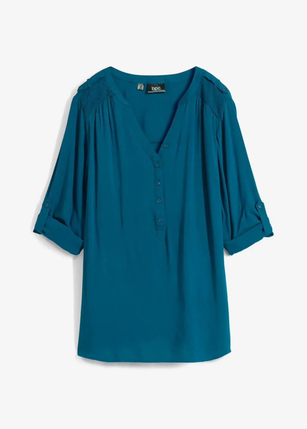 Online Tunikabluse aus softer Viskose Damen Bekleidung·Jacken & Mäntel|Nachhaltigere Materialien