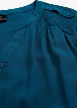 Online Tunikabluse aus softer Viskose Damen Bekleidung·Jacken & Mäntel|Nachhaltigere Materialien