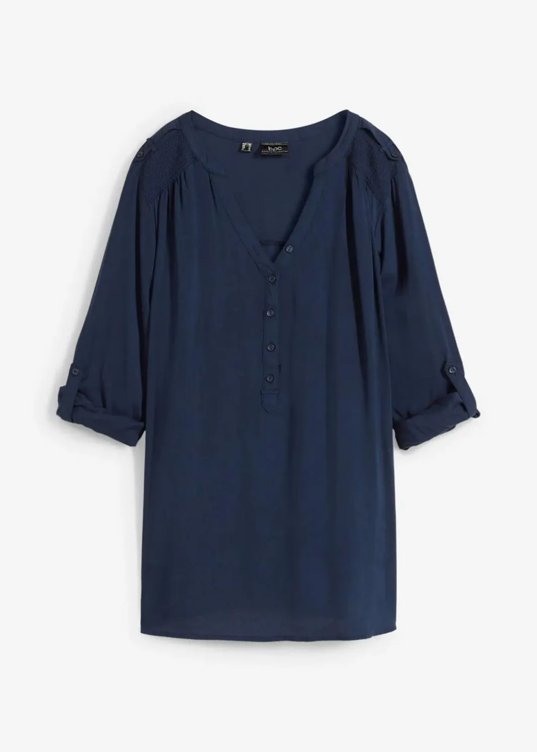 Damen bonprix Blusen & Tuniken|Nachhaltigere Materialien|Tunikabluse aus softer Viskose