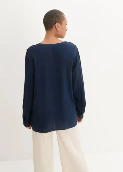 Damen bonprix Blusen & Tuniken|Nachhaltigere Materialien|Tunikabluse aus softer Viskose