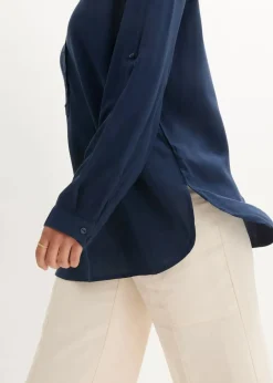 Damen bonprix Blusen & Tuniken|Nachhaltigere Materialien|Tunikabluse aus softer Viskose
