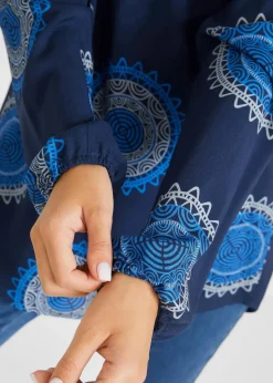 Damen bonprix Blusen & Tuniken|Bekleidung·Jacken & Mäntel|Tunikabluse aus softer Viskose
