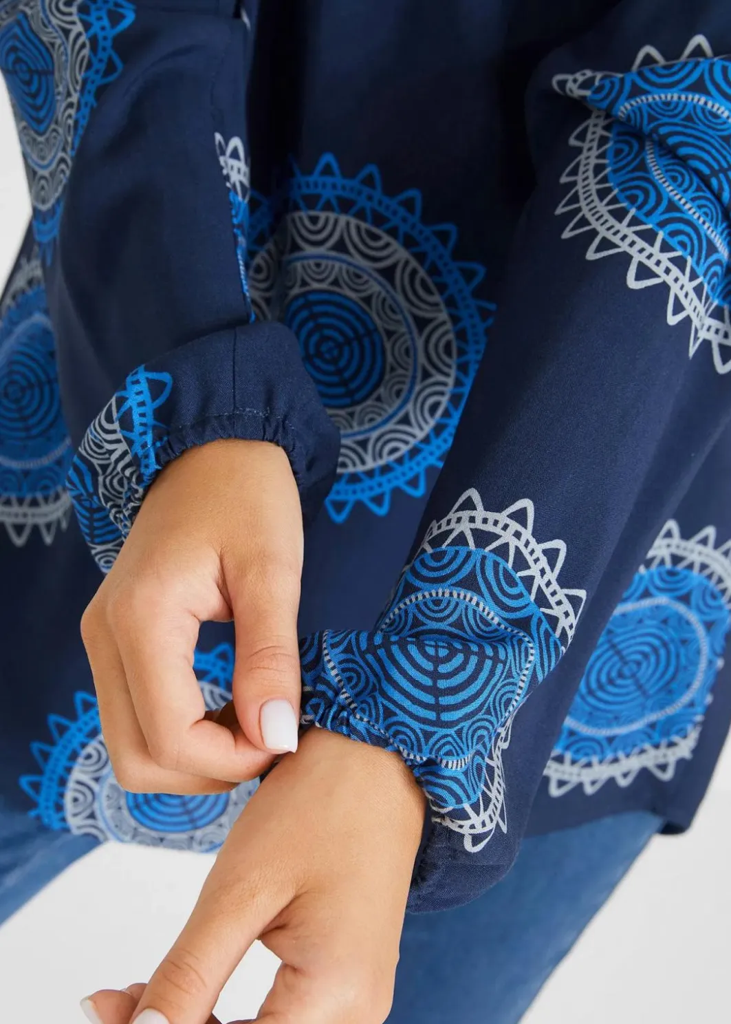Damen bonprix Blusen & Tuniken|Bekleidung·Jacken & Mäntel|Tunikabluse aus softer Viskose