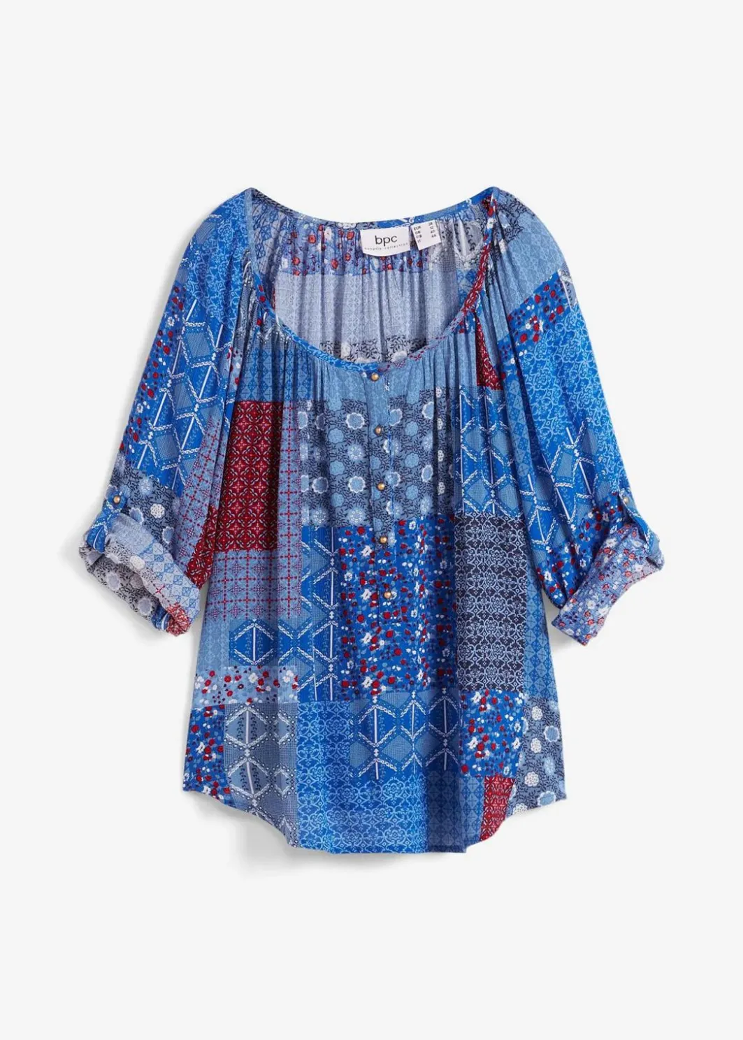 Clearance Tunikabluse, Crincle, Langarm Damen Bekleidung·Jacken & Mäntel|Blusen & Tuniken