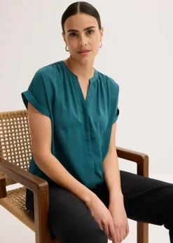 Damen bonprix Blusen & Tuniken|Bekleidung·Jacken & Mäntel|Tunikabluse Georgette