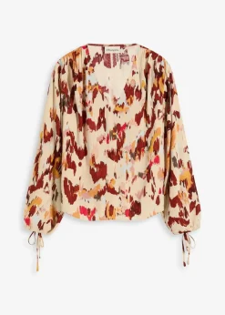 Tunikabluse mit metallischen Garn Damen Bekleidung·Jacken & Mäntel|Blusen & Tuniken