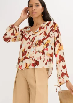 Tunikabluse mit metallischen Garn Damen Bekleidung·Jacken & Mäntel|Blusen & Tuniken