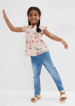 Kinder bonprix Mädchen 2-8 Jahre·Nachhaltigere Materialien|Mädchen 9-16 Jahre·Nachhaltigere Materialien|Tunikabluse mit Rüschen