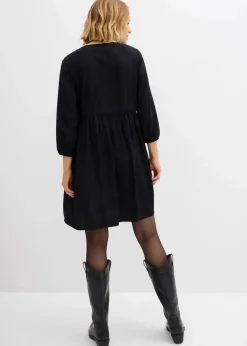 Damen bonprix Kleider|Bekleidung·Pullover & Strickjacken|Tunika-Kleid aus fließender Viskose