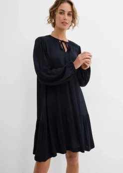 Damen bonprix Bekleidung·Pullover & Strickjacken|Kleider|Tunika-Kleid aus fließender Viskose