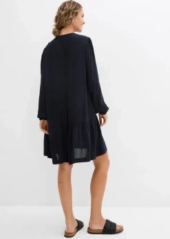 Damen bonprix Bekleidung·Pullover & Strickjacken|Kleider|Tunika-Kleid aus fließender Viskose