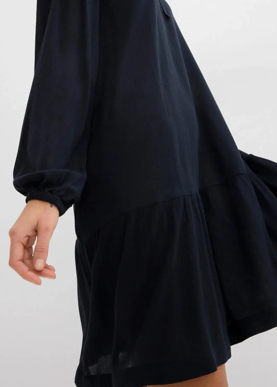 Damen bonprix Bekleidung·Pullover & Strickjacken|Kleider|Tunika-Kleid aus fließender Viskose