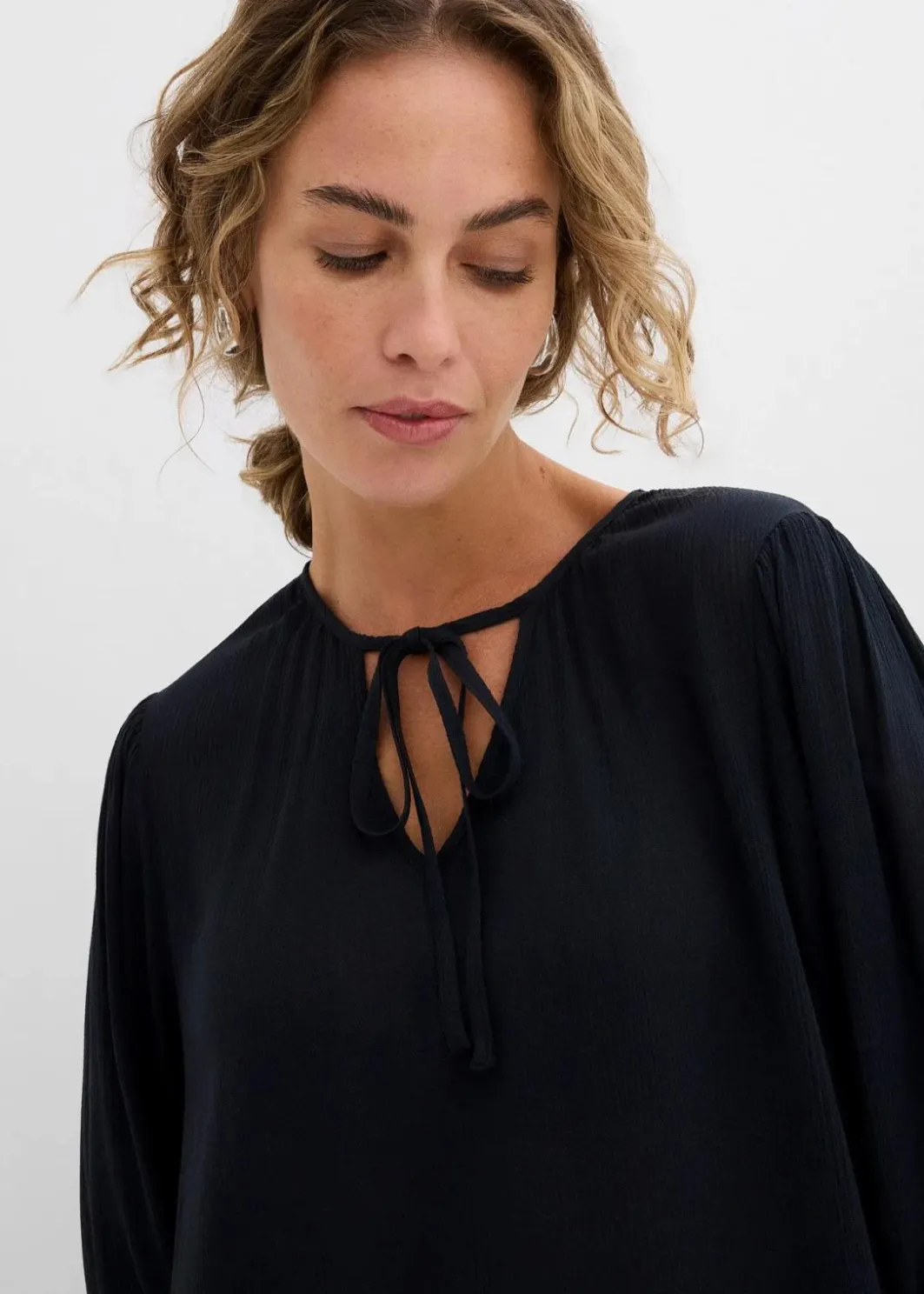 Damen bonprix Bekleidung·Pullover & Strickjacken|Kleider|Tunika-Kleid aus fließender Viskose