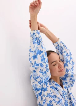 Damen bonprix Kleider|Bekleidung·Pullover & Strickjacken|Tunika-Kleid aus fließender Viskose
