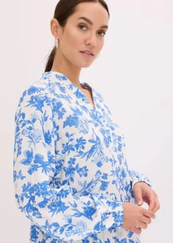 Damen bonprix Kleider|Bekleidung·Pullover & Strickjacken|Tunika-Kleid aus fließender Viskose