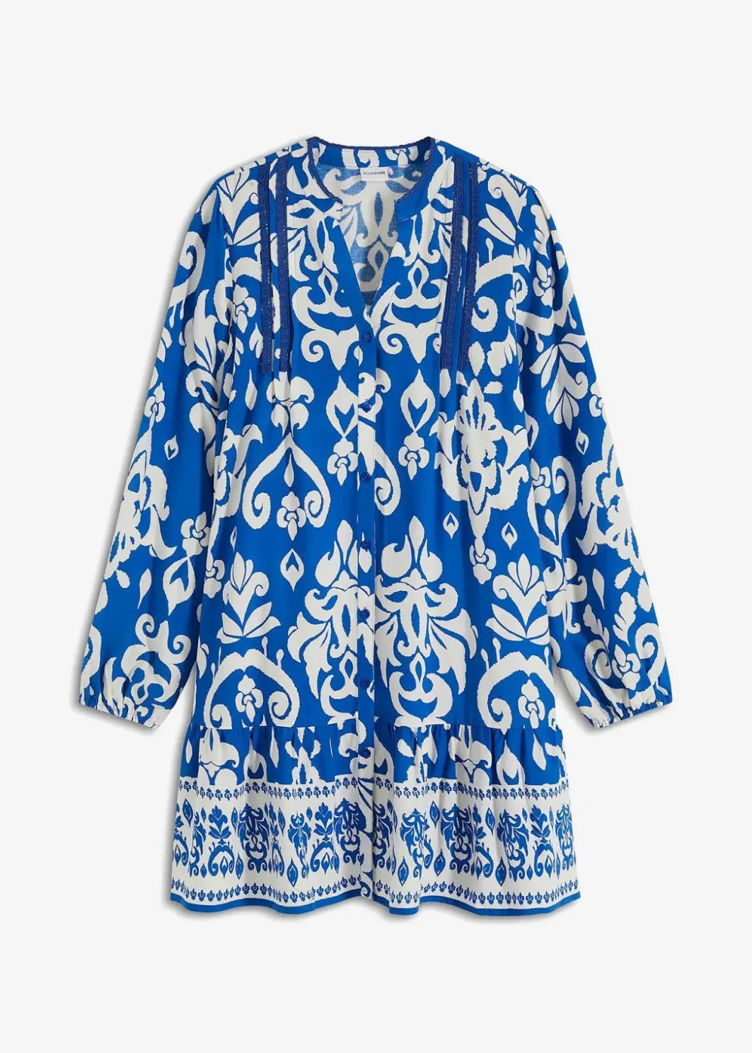 New Tunika-Kleid aus fließender Viskose Damen Nachhaltigere Materialien|Kleider