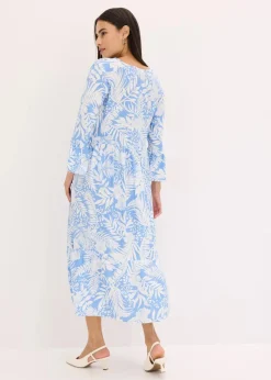 Damen bonprix Bekleidung·Pullover & Strickjacken|Kleider|Tunika-Kleid aus fließender Viskose