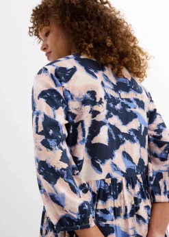 Damen bonprix Bekleidung·Pullover & Strickjacken|Zweiteiler & Sets|Tunika-Kleid aus fließender Viskose