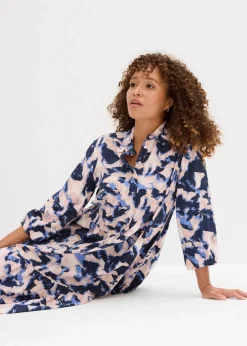 Damen bonprix Bekleidung·Pullover & Strickjacken|Zweiteiler & Sets|Tunika-Kleid aus fließender Viskose