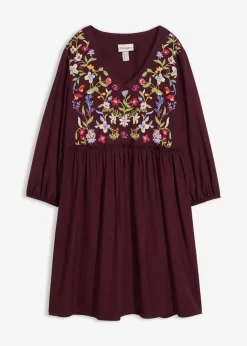 Damen bonprix Bekleidung·Pullover & Strickjacken|Kleider|Tunika-Kleid aus fließender Viskose