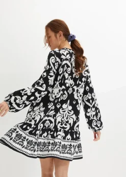 Damen bonprix Bekleidung·Pullover & Strickjacken|Kleider|Tunika-Kleid aus fließender Viskose