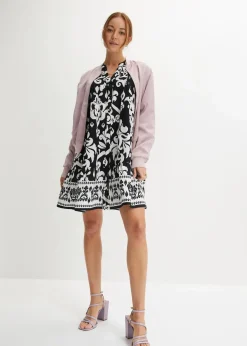 Damen bonprix Bekleidung·Pullover & Strickjacken|Kleider|Tunika-Kleid aus fließender Viskose