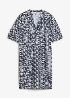 Damen bonprix Kleider|Bekleidung·Pullover & Strickjacken|Tunika-Kleid aus fließender Viskose