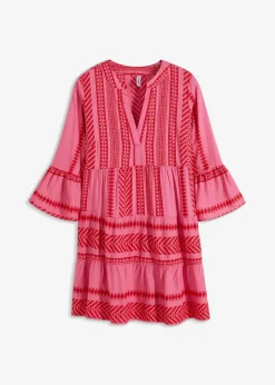 Damen bonprix Bekleidung·Pullover & Strickjacken|Kleider|Tunika-Kleid aus fließender Viskose