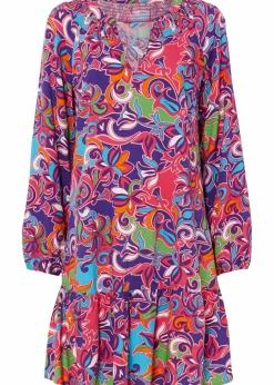 Damen bonprix Nachhaltigere Materialien|Kleider|Tunika-Kleid aus fließender Viskose