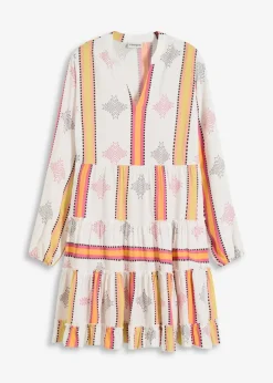 Hot Tunika-Kleid aus fließender Viskose Damen Bekleidung·Pullover & Strickjacken|Kleider
