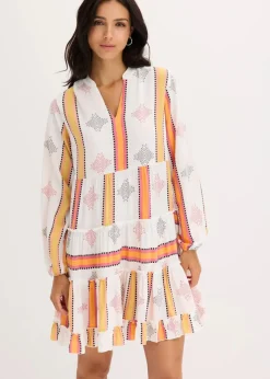 Hot Tunika-Kleid aus fließender Viskose Damen Bekleidung·Pullover & Strickjacken|Kleider