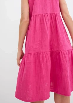 Hot Tunika-Kleid aus luftigem Musselin Damen Kleider|Bekleidung·Pullover & Strickjacken