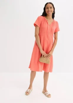 Damen bonprix Bekleidung·Pullover & Strickjacken|Kleider|Tunika-Kleid aus Musselin