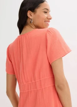 Damen bonprix Bekleidung·Pullover & Strickjacken|Kleider|Tunika-Kleid aus Musselin