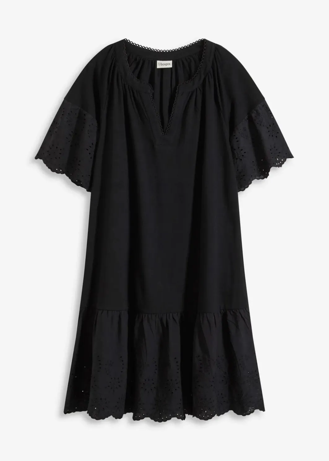 Damen bonprix Nachhaltigere Materialien|Kleider|Tunika-Kleid aus reiner Bio-Baumwolle