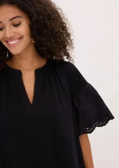 Damen bonprix Nachhaltigere Materialien|Kleider|Tunika-Kleid aus reiner Bio-Baumwolle