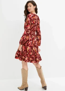 Damen bonprix Bekleidung·Pullover & Strickjacken|Kleider|Tunika-Kleid aus reiner Viskose