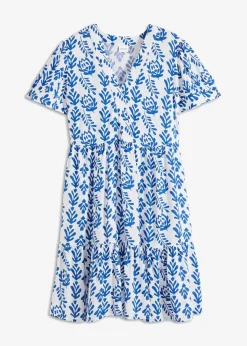 Damen bonprix Bekleidung·Pullover & Strickjacken|Kleider|Tunika-Kleid aus reiner Viskose