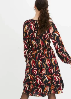 Damen bonprix Kleider|Bekleidung·Pullover & Strickjacken|Tunika-Kleid aus reiner Viskose
