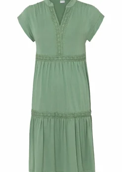 Damen bonprix Bekleidung·Pullover & Strickjacken|Kleider|Tunika-Kleid aus softem Viskose-Mix