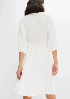 Tunika-Kleid aus softem Viskose-Mix Damen Nachhaltigere Materialien|Kleider