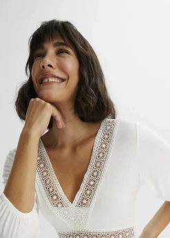 Tunika-Kleid aus softem Viskose-Mix Damen Nachhaltigere Materialien|Kleider
