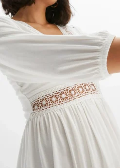Tunika-Kleid aus softem Viskose-Mix Damen Nachhaltigere Materialien|Kleider