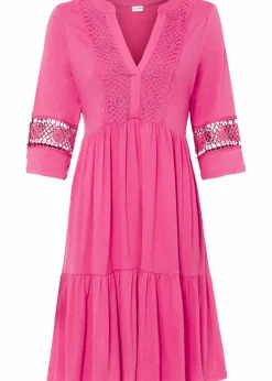 Damen bonprix Nachhaltigere Materialien|Kleider|Tunika-Kleid aus softer Viskose