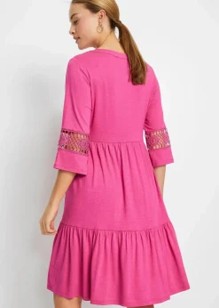 Damen bonprix Nachhaltigere Materialien|Kleider|Tunika-Kleid aus softer Viskose