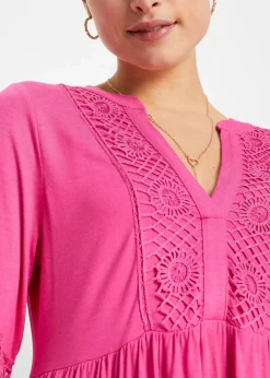 Damen bonprix Nachhaltigere Materialien|Kleider|Tunika-Kleid aus softer Viskose